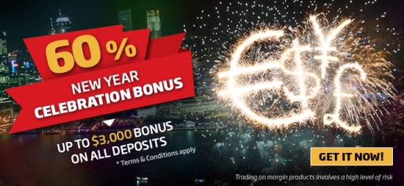 IronFX New Year Celebration Bonus